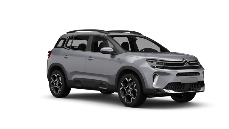 zu sehen ist ein grauer C5 Aircross 