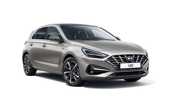 zu sehen ist ein grauer Hyundai i30