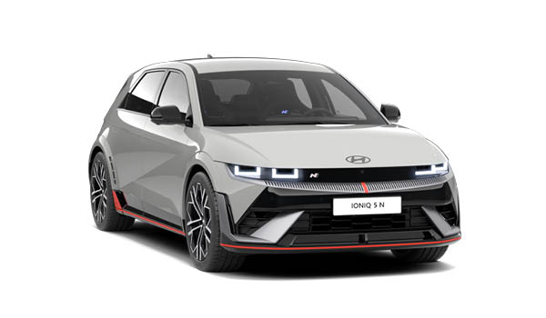 zu sehen ist ein silberner Hyundai IONIQ 5
