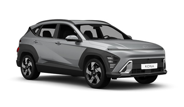 zu sehen ist ein silberner Hyundai KONA