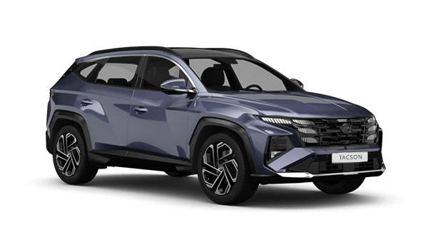 zu sehen ist ein blauer Hyundai TUCSON