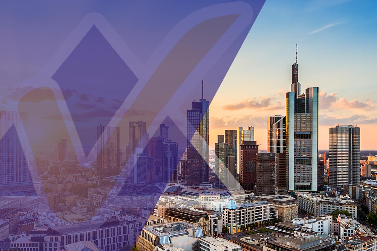 zu sehen ist die Stadt Frankfurt
