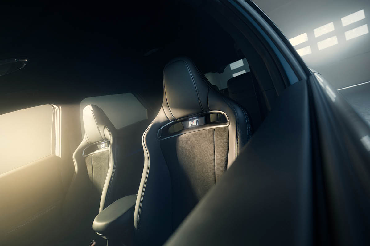 zu sehen sind die Sitze des Hyundai IONIQ 5 N