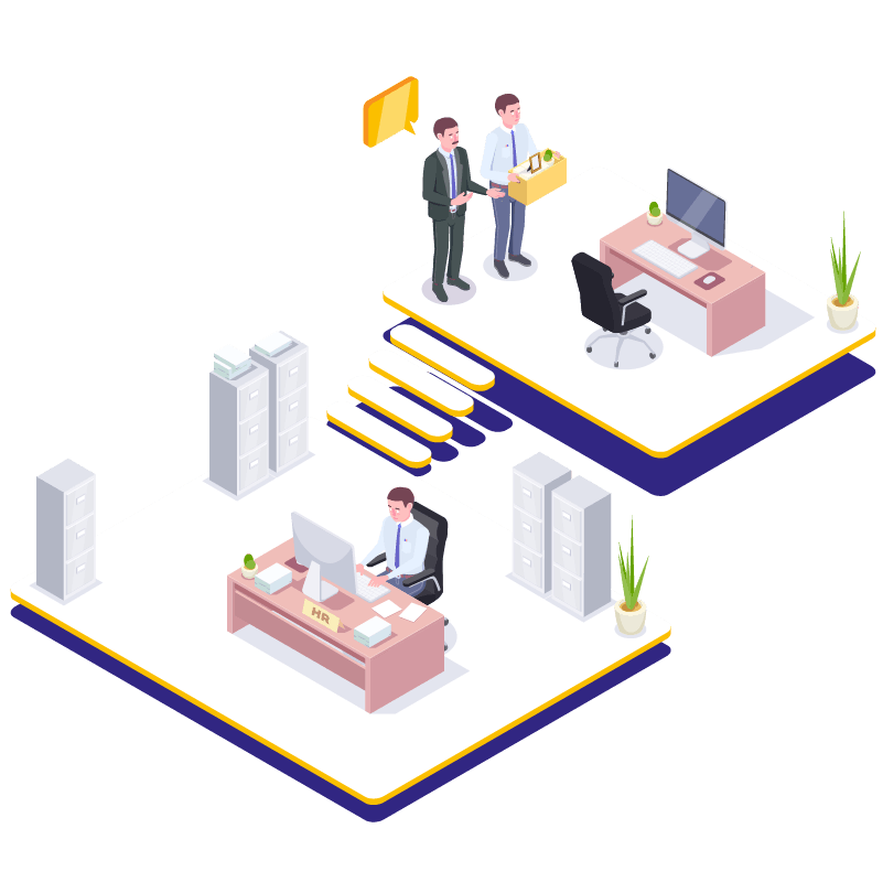 Illustration Bewerbungsprozess
