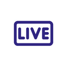 Icon mit der Schrift Live